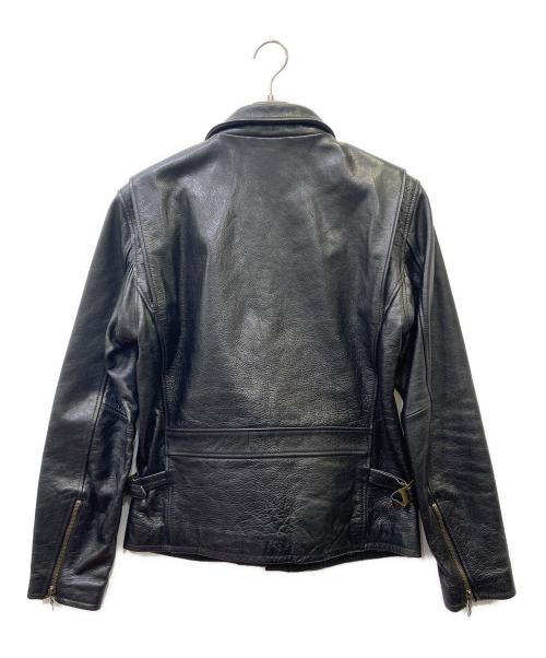 AVIREX（アヴィレックス）AVIREX (アヴィレックス) レザージャケット ブラック サイズ:40の古着・服飾アイテム