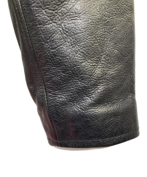 AVIREX（アヴィレックス）AVIREX (アヴィレックス) レザージャケット ブラック サイズ:40の古着・服飾アイテム