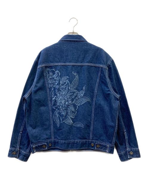 LEVI'S MADE&CRAFTED（リーバイスメイドクラフテッド）LEVI'S MADE&CRAFTED (リーバイスメイドクラフテッド) バック刺繍デニムジャケット インディゴ サイズ:ジャパンサイズM 未使用品の古着・服飾アイテム