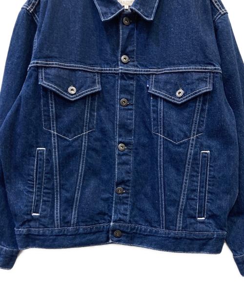 LEVI'S MADE&CRAFTED（リーバイスメイドクラフテッド）LEVI'S MADE&CRAFTED (リーバイスメイドクラフテッド) バック刺繍デニムジャケット インディゴ サイズ:ジャパンサイズM 未使用品の古着・服飾アイテム