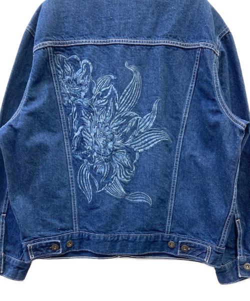 LEVI'S MADE&CRAFTED（リーバイスメイドクラフテッド）LEVI'S MADE&CRAFTED (リーバイスメイドクラフテッド) バック刺繍デニムジャケット インディゴ サイズ:ジャパンサイズM 未使用品の古着・服飾アイテム