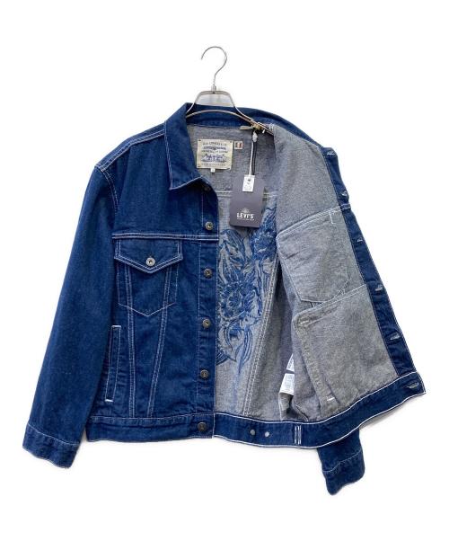LEVI'S MADE&CRAFTED（リーバイスメイドクラフテッド）LEVI'S MADE&CRAFTED (リーバイスメイドクラフテッド) バック刺繍デニムジャケット インディゴ サイズ:ジャパンサイズM 未使用品の古着・服飾アイテム