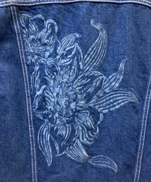 LEVI'S MADE&CRAFTED（リーバイスメイドクラフテッド）LEVI'S MADE&CRAFTED (リーバイスメイドクラフテッド) バック刺繍デニムジャケット インディゴ サイズ:ジャパンサイズM 未使用品の古着・服飾アイテム
