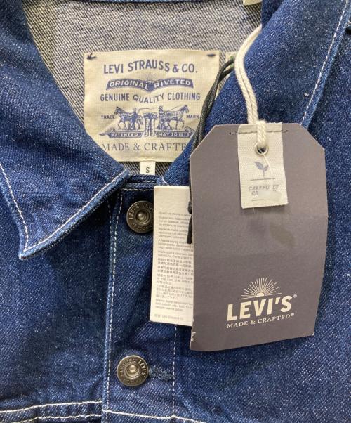 LEVI'S MADE&CRAFTED（リーバイスメイドクラフテッド）LEVI'S MADE&CRAFTED (リーバイスメイドクラフテッド) バック刺繍デニムジャケット インディゴ サイズ:ジャパンサイズM 未使用品の古着・服飾アイテム