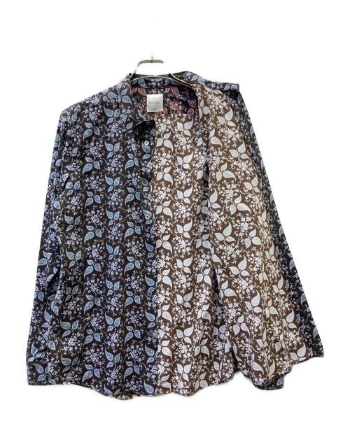 PAUL SMITH（ポールスミス）PAUL SMITH (ポールスミス) 長袖シャツ ブラウン サイズ:Lの古着・服飾アイテム