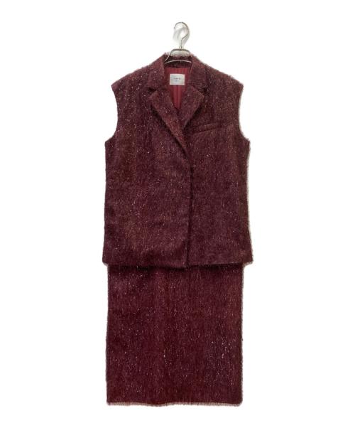 Ameri（アメリ）Ameri (アメリ) セットアップ ワインレッド サイズ:Ｓの古着・服飾アイテム