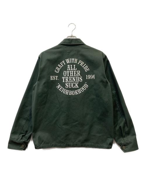 NEIGHBORHOOD（ネイバーフッド）NEIGHBORHOOD (ネイバーフッド) ジップアップジャケット グリーン サイズ:Lの古着・服飾アイテム