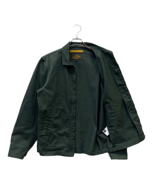 NEIGHBORHOOD（ネイバーフッド）NEIGHBORHOOD (ネイバーフッド) ジップアップジャケット グリーン サイズ:Lの古着・服飾アイテム
