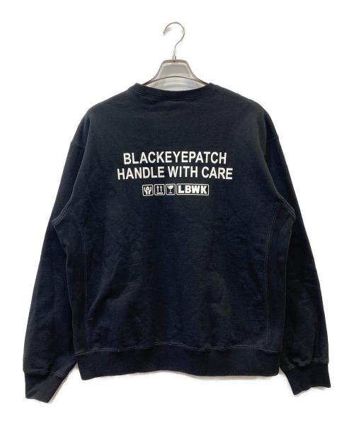 BlackEyePatch（ブラックアイパッチ）BlackEyePatch (ブラックアイパッチ) LBWK (LBWK) スウェット ブラック サイズ:Lの古着・服飾アイテム