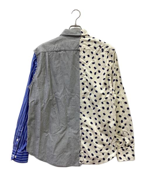 MARNI（マルニ）MARNI (マルニ) 長袖シャツ ホワイト×ブルー サイズ:52の古着・服飾アイテム