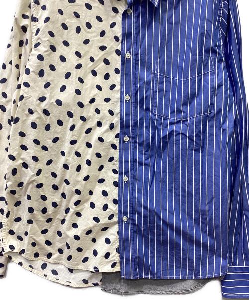 MARNI（マルニ）MARNI (マルニ) 長袖シャツ ホワイト×ブルー サイズ:52の古着・服飾アイテム