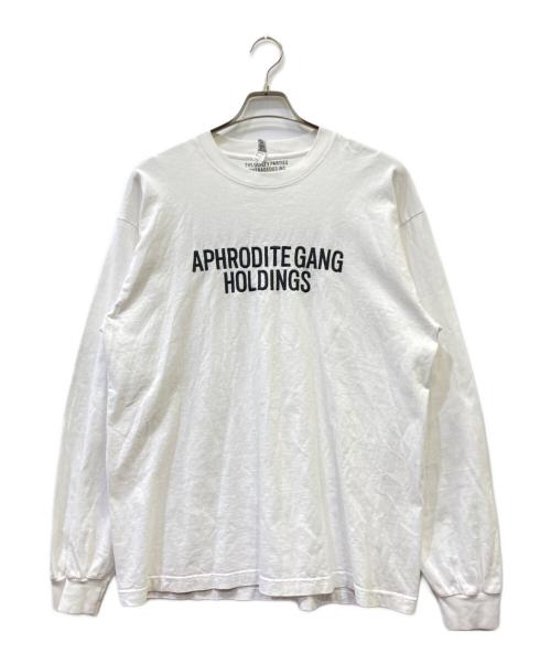 WACKO MARIA（ワコマリア）WACKO MARIA (ワコマリア) BUDSPOOL (バッズプール) 長袖カットソー ホワイト サイズ:Ｌの古着・服飾アイテム