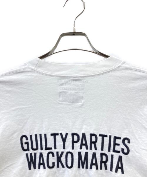 WACKO MARIA（ワコマリア）WACKO MARIA (ワコマリア) BUDSPOOL (バッズプール) 長袖カットソー ホワイト サイズ:Ｌの古着・服飾アイテム