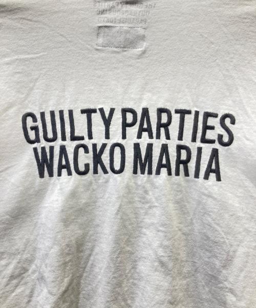 WACKO MARIA（ワコマリア）WACKO MARIA (ワコマリア) BUDSPOOL (バッズプール) 長袖カットソー ホワイト サイズ:Ｌの古着・服飾アイテム