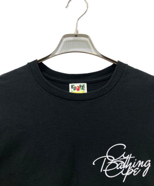 A BATHING APE（アベイシングエイプ）A BATHING APE (ア ベイシング エイプ) 長袖カットソー ブラック サイズ:Lの古着・服飾アイテム