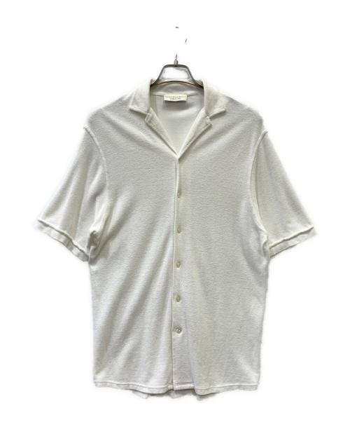FILIPPO DE LAURENTIIS（フィリッポ・デ・ローレンティス）FILIPPO DE LAURENTIIS (フィリッポ・デ・ローレンティス) 半袖シャツ ホワイト サイズ:48の古着・服飾アイテム
