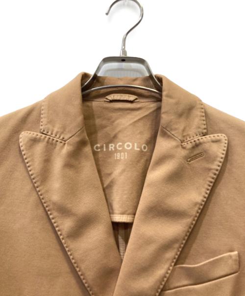 CIRCOLO 1901（チルコロ1901）CIRCOLO 1901 (チルコロ1901) ダブルジャケット ブラウン サイズ:46の古着・服飾アイテム