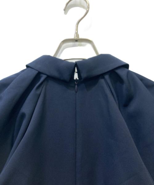 Lilala（リララ）Lilala (リララ) バルーンスリーブワンピース ネイビー サイズ:Sの古着・服飾アイテム