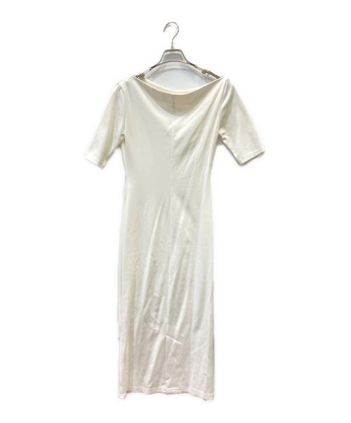 ambient（アンビエント）ambient (アンビエント) ペンシルワンピース アイボリー サイズ:Fの古着・服飾アイテム