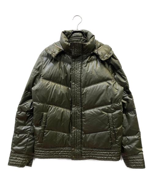 BURBERRY BLUE LABEL（バーバリー ブルー レーベル）BURBERRY BLUE LABEL (バーバリー ブルー レーベル) ダウンジャケット オリーブ サイズ:Mの古着・服飾アイテム
