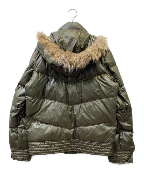 BURBERRY BLUE LABEL（バーバリー ブルー レーベル）BURBERRY BLUE LABEL (バーバリー ブルー レーベル) ダウンジャケット オリーブ サイズ:Mの古着・服飾アイテム