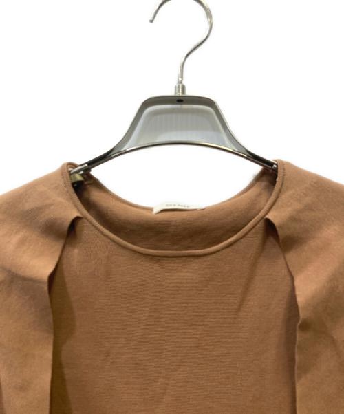 DES PRES（デ プレ）DES PRES (デ プレ) ノースリーブニット ブラウン サイズ:FREEの古着・服飾アイテム