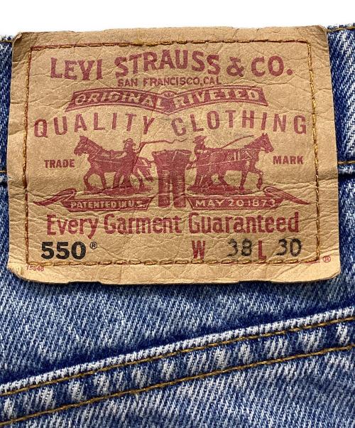 LEVI'S（リーバイス）LEVI'S (リーバイス) 550デニムハーフパンツ ブルー サイズ:96cm(W38）の古着・服飾アイテム