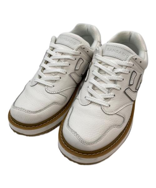 Sangacio（サンガッチョ）Sangacio (サンガッチョ) にゅ～ずローカットスニーカー ホワイト サイズ:23.5cmの古着・服飾アイテム