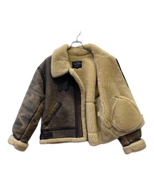 aviation（アビエーション）aviation (アビエーション) B-3 フライトジャケット ブラウン サイズ:Lの古着・服飾アイテム