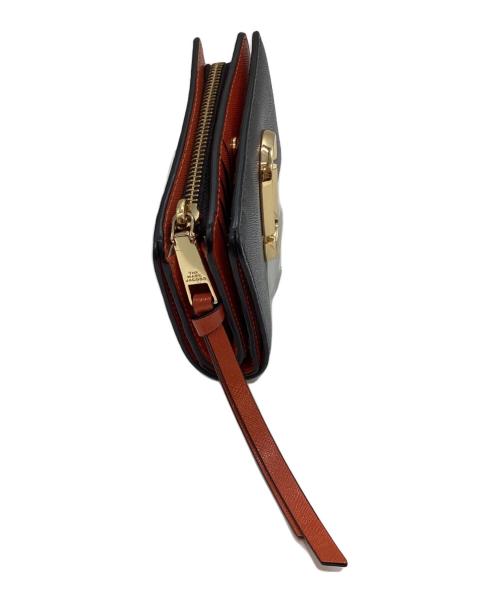 THE MARC JACOBS（ザマークジェイコブス）THE MARC JACOBS (ザマークジェイコブス) 2つ折り財布 ブラック×ホワイトの古着・服飾アイテム
