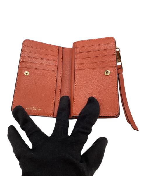 THE MARC JACOBS（ザマークジェイコブス）THE MARC JACOBS (ザマークジェイコブス) 2つ折り財布 ブラック×ホワイトの古着・服飾アイテム