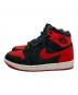 NIKE (ナイキ) ハイカットスニーカー レッド×ブラック サイズ:27.5cm：10000円