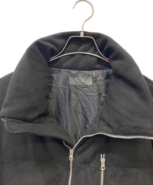CLEL（クレイル）CLEL (クレイル) Volume Highneck Short Eco Down Jacket ブラック サイズ:Ｍの古着・服飾アイテム