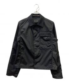 PRADA（プラダ）の古着「RE-NYLONブルゾン」｜ブラック