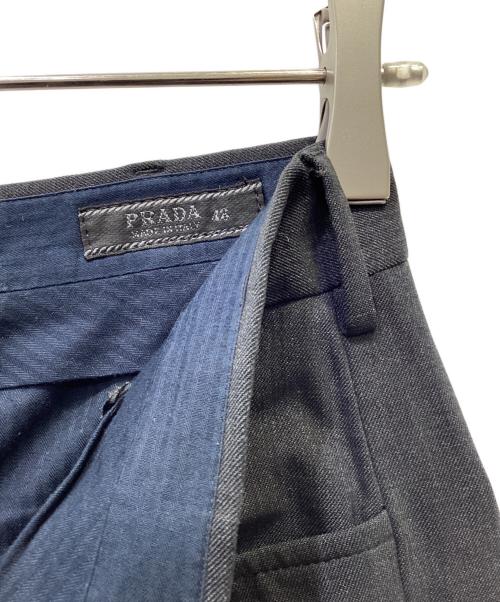 PRADA（プラダ）PRADA (プラダ) スラックス チャコールグレー サイズ:SIZE48の古着・服飾アイテム