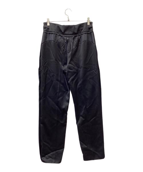 Maison Margiela（メゾンマルジェラ）Maison Margiela (メゾンマルジェラ) 切替スラックス ブラック サイズ:48の古着・服飾アイテム