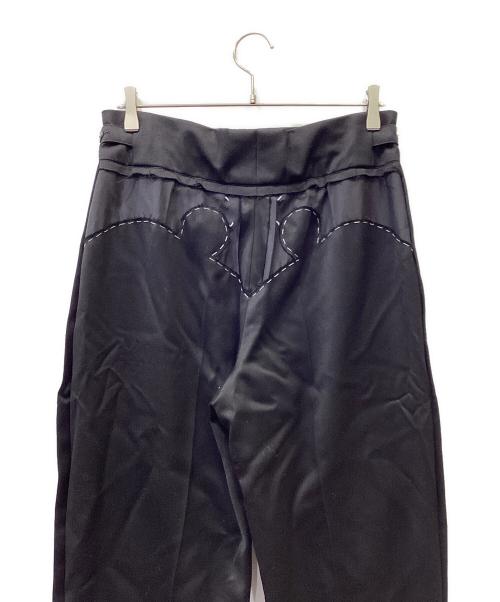 Maison Margiela（メゾンマルジェラ）Maison Margiela (メゾンマルジェラ) 切替スラックス ブラック サイズ:48の古着・服飾アイテム