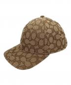COACHコーチ）の古着「キャップ」｜ベージュ