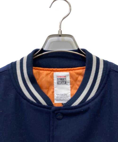 VISION STREET WEAR（ヴィションストリートウェアー）VISION STREET WEAR (ヴィションストリートウェアー) スタジャン ネイビー サイズ:LLの古着・服飾アイテム
