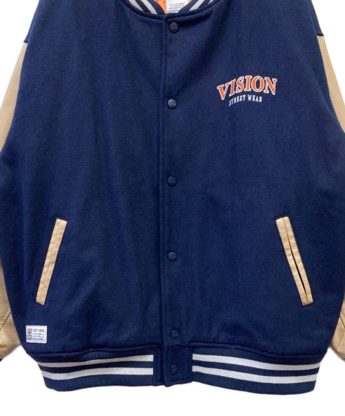 VISION STREET WEAR（ヴィションストリートウェアー）VISION STREET WEAR (ヴィションストリートウェアー) スタジャン ネイビー サイズ:LLの古着・服飾アイテム