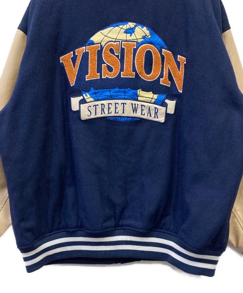 VISION STREET WEAR（ヴィションストリートウェアー）VISION STREET WEAR (ヴィションストリートウェアー) スタジャン ネイビー サイズ:LLの古着・服飾アイテム