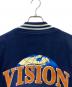 中古・古着 VISION STREET WEAR (ヴィションストリートウェアー) スタジャン ネイビー サイズ:LL：6000円