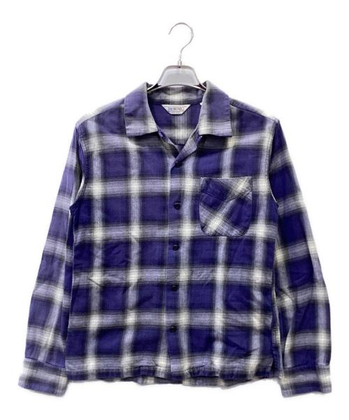 FIVE BROTHER（ファイブブラザー）FIVE BROTHER (ファイブブラザー) 長袖シャツ ブルー サイズ:Sの古着・服飾アイテム