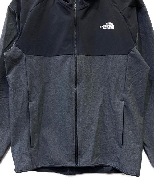 THE NORTH FACE（ザ ノース フェイス）THE NORTH FACE (ザ ノース フェイス) ジップパーカー ブラック×グレー サイズ:Mの古着・服飾アイテム