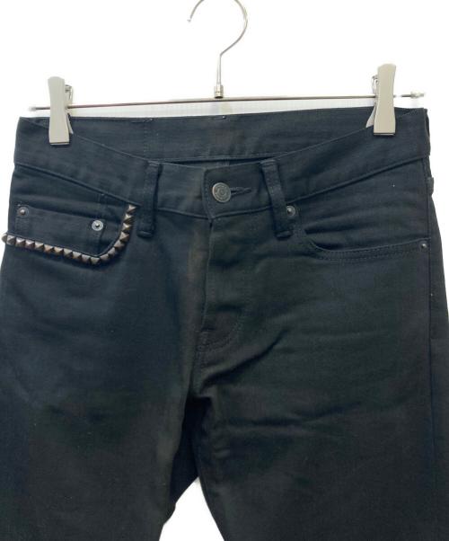 Hysteric Glamour（ヒステリックグラマー）Hysteric Glamour (ヒステリックグラマー) デニムパンツ ブラック サイズ:28インチの古着・服飾アイテム