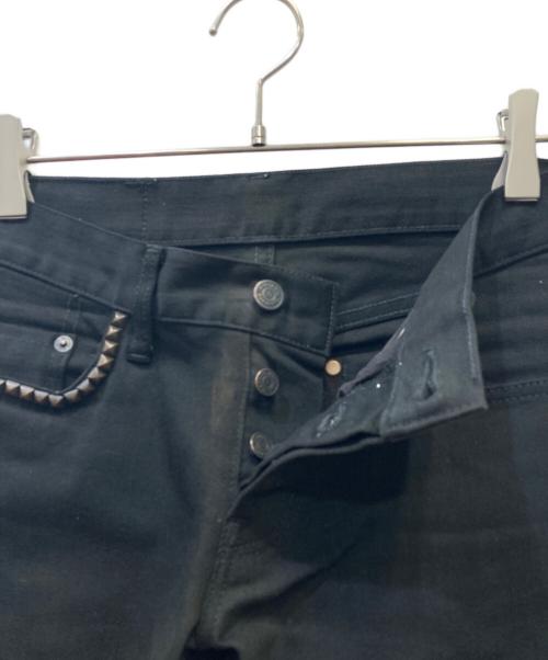 Hysteric Glamour（ヒステリックグラマー）Hysteric Glamour (ヒステリックグラマー) デニムパンツ ブラック サイズ:28インチの古着・服飾アイテム