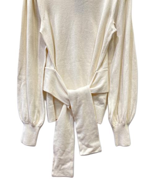 LAUREN RALPH LAUREN（ローレンラルフローレン）LAUREN RALPH LAUREN (ローレンラルフローレン) 薄手ニット アイボリー サイズ:ＸＳ 未使用品の古着・服飾アイテム