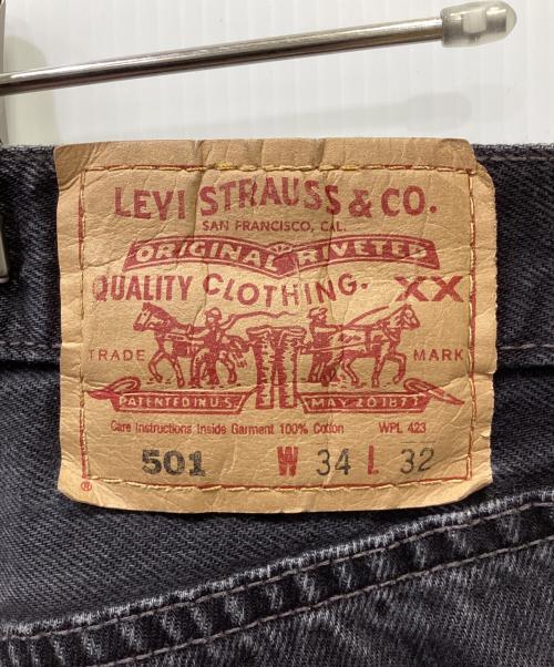 LEVI'S（リーバイス）LEVI'S (リーバイス) デニムパンツ ブラック サイズ:W34×L32の古着・服飾アイテム