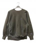 Championチャンピオン）の古着「スウェット」｜オリーブ