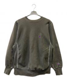 Champion（チャンピオン）の古着「スウェット」｜オリーブ